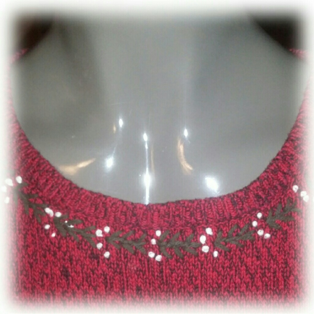 Hand Embroidered Sweater - Picture 4 of 8